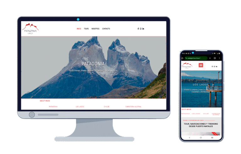 diseño web patagonia unica